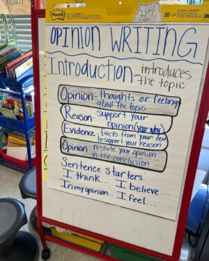 Nicholas Kristof Instagram - I was in Mississippi reporting on a project about the state’s progress in education—and what do I stumble across in a second grade classroom but this poster telling kids about opinion writing. I wanted to take it back to the @nytopinion columnists’ row! I was seriously impressed by how much progress Mississippi has made in early grade education. For children in poverty, it now ties for first in the nation in fourth-grade reading and is second in math. Who would have thought this possible in Mississippi? And that means no other state has an excuse for failing to get kids to read! Check out my column on it!