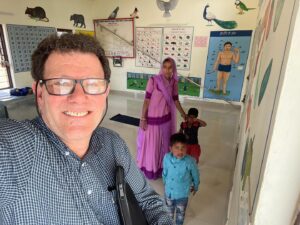 Nicholas Kristof Instagram - In rural Rajasthan in India, I came across this free public preschool. It also serves kids nutritious meals. Apparently this is now common in most Indian states. In the past I’ve seen disastrous government schools in India (rural Bihar!), but there clearly is progress in education, albeit not enough. And I wish the US had free public pre-K and child care like this. If rural India can do it, how is it that America can’t?