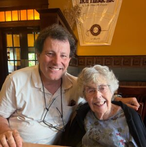 Nicholas Kristof Instagram - Lunch today with my Yamhill-Carlton High School journalism teacher, Olga Petrovich. I’m very grateful to her, for high school was an unequal exchange. She taught me so much, while my trouble-making editorials gave her gray hairs. Huge thanks to her and to all my teachers!!
