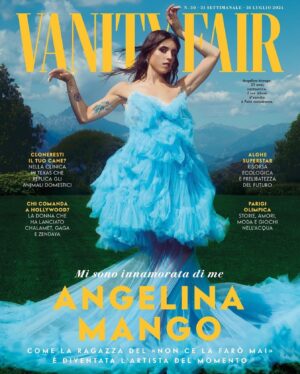 Nick Cerioni Instagram - Queen @angelinamango_ on the cover of @vanityfairitalia 🌊❤️
#styledbynickcerioni 
Mua @lucacianciolo 
Hair @angelorosauliana 
Assistants @noemimanago_ @_ilariataccini_ @niko.prete 

Vanity EIC @marchettisimone 
Production @marinamoretti64 
Mamangement Angelina Mango @martalatarma @valemariany @la_maffi 

✨❤️