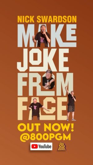 Nick Swardson Instagram - Thank God for innovation.
 
🎥: @RealNickSwardson, “Make Joke From Face”
 
#nickswardson #makejokefromface #standup #comedy #jokes