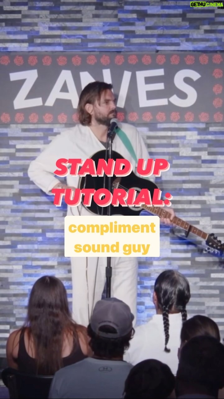 Nick Thune - 4.1K Likes - After a comedian is introduced, the sound guy gets to shine for a brief moment as they play the walk up song… #nickthune #nickthunejokes #standupcomedy #tutorial #fyp #comedy @zaniesrosemont