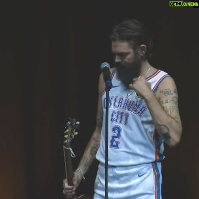 Nick Thune - 1.7K Likes - Opening for @natebargatze in the same arena @okcthunder play in has its perks. Always go full jersey. 📸 🎥 @thehomelesspimp