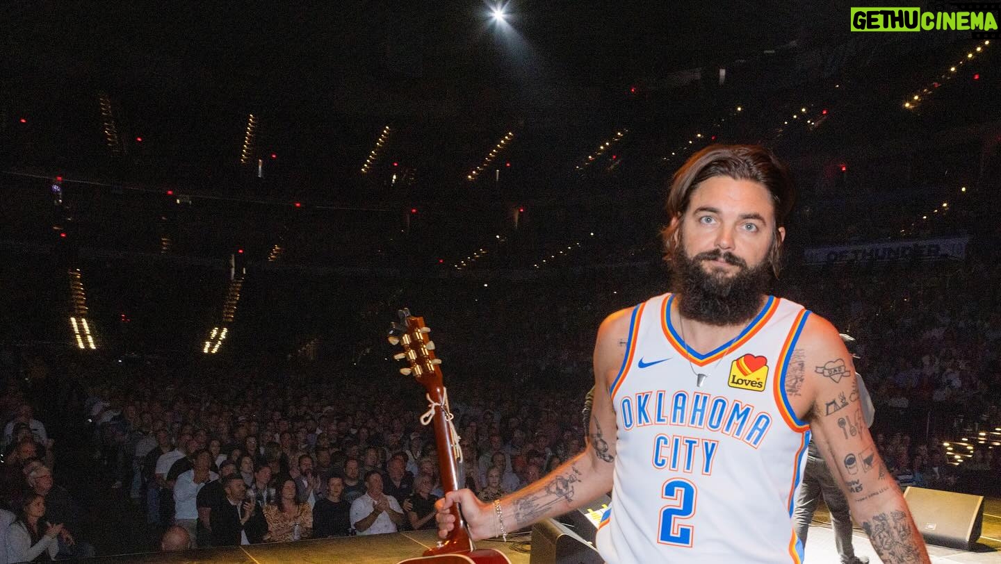 Nick Thune - 1.7K Likes - Opening for @natebargatze in the same arena @okcthunder play in has its perks. Always go full jersey. 📸 🎥 @thehomelesspimp