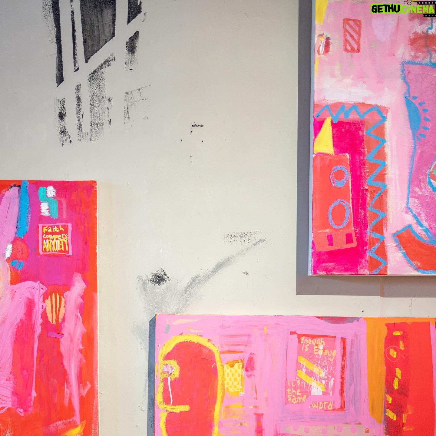 Nick Thune - 683 Likes - 2 more days @springbreakartshow come on down to Culver City and look at some amazing art. And mine 😜.
1. Core me
2. “Lost in yourself”
3. @kuaseykarinen my curator and friend
4. Shameless
5. Cut for Time
6. Fun
7. Heaven is Low
8. Opening night with the 🐐 @summerjoyphoenix
9. Shook
10. Me mid sale
1-7 9,10 📷 @ingridbostromphotography
8 📷 @sammysachs