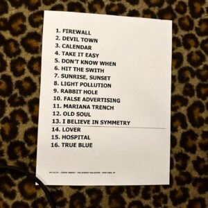 Nick Zinner Instagram - I was music director for one of the @conoroberst residencies at bowery ballroom last week- each week he’s been doing a totally different band   set list . Somehow my dreamy wish list came true and the stellar one time only band was @brianchase123 @nancywhang @clarkbaechle @nikolai_fraiture    @leeranaldo 🔥 with @miwilalupa joining us on some horns. What an absolute joy   honor to play with everyone 🖤