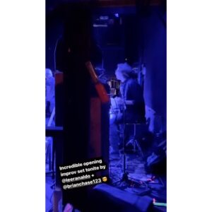 Nick Zinner Instagram - I was music director for one of the @conoroberst residencies at bowery ballroom last week- each week he’s been doing a totally different band   set list . Somehow my dreamy wish list came true and the stellar one time only band was @brianchase123 @nancywhang @clarkbaechle @nikolai_fraiture    @leeranaldo 🔥 with @miwilalupa joining us on some horns. What an absolute joy   honor to play with everyone 🖤