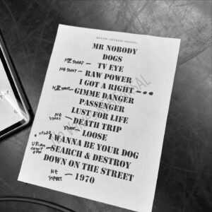 Nick Zinner Instagram - Thank you  @iggypopofficial 🖤
Still can’t believe I got to play these songs that shaped my life alongside super rockers @theheavyjamz @urian_v_hackney @king__jeva @joanaspolicewoman @panamsterdamnyc @coreydking ⭐️