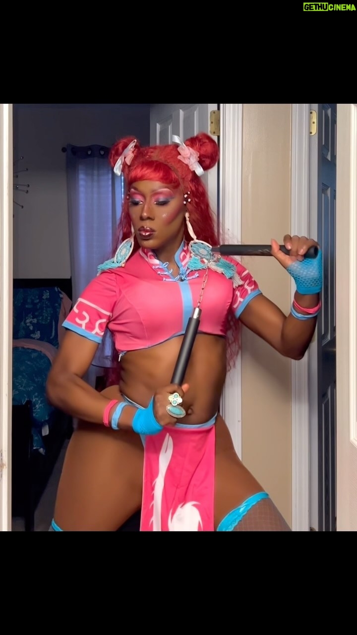 Nina Bo'nina Brown - 1.2K Likes - Reposting larger footage of my Kim wu inspired look from killer instinct New. Song is Ojitos Chiquititos by Yeri Mua #makeup #mua #kimwu #killerinstinct #dragqueen #allstars9 #mymakeup