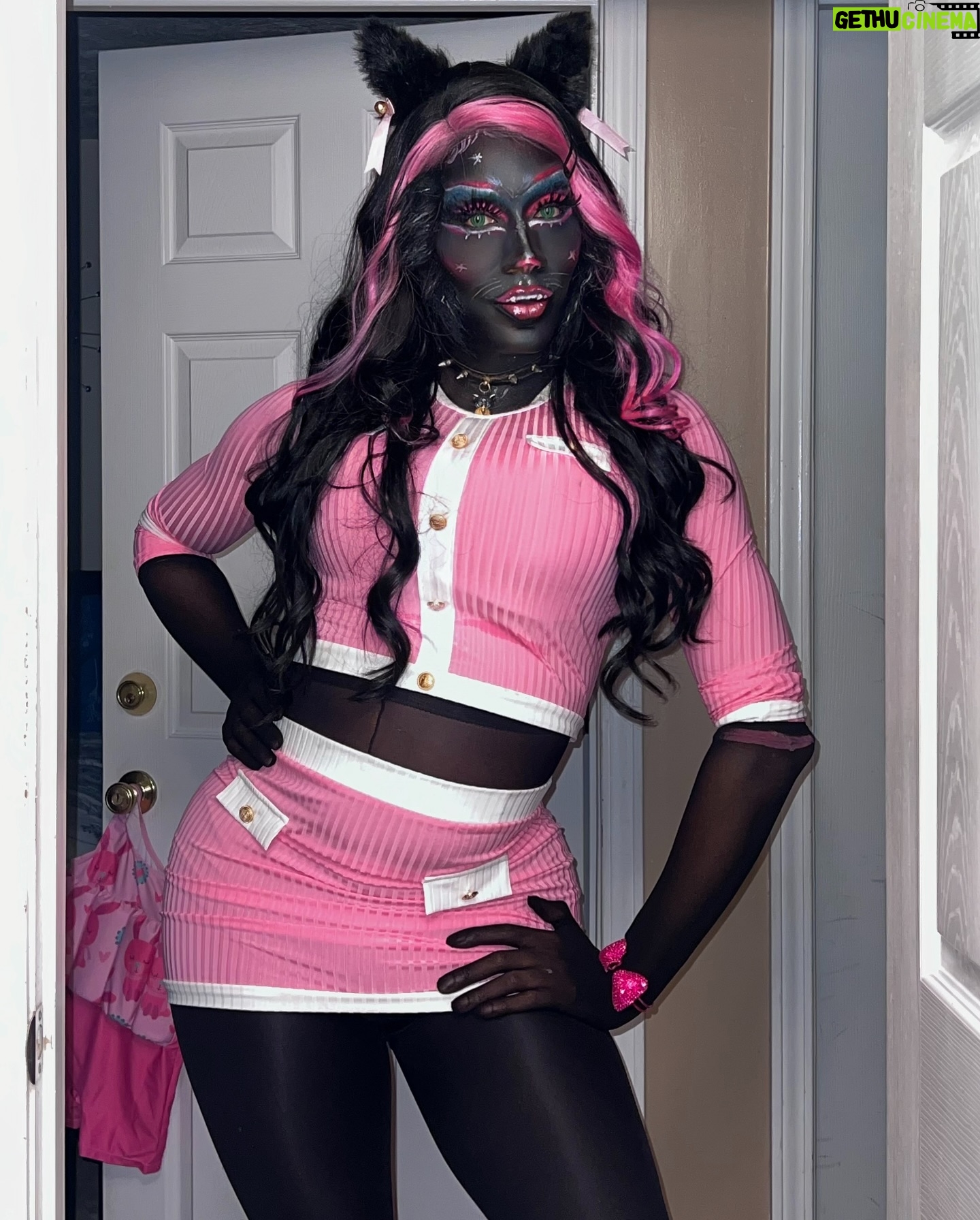 Nina Bo'nina Brown - 1.8K Likes - Pics of my Catty Noir look from my recent rawview #makeup #mua #monsterhigh #cattynoir #rpdr