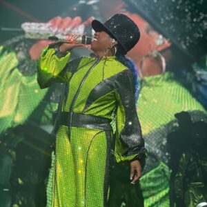 Nina Bo'nina Brown Instagram - My Out of this world missy Elliot tour vlog is out now. Had a good time even had some piggies stalk me in the bathroom to take photos so i felt famous again for 2 seconds lol. Thanks again to all involved getting the tickets for me.