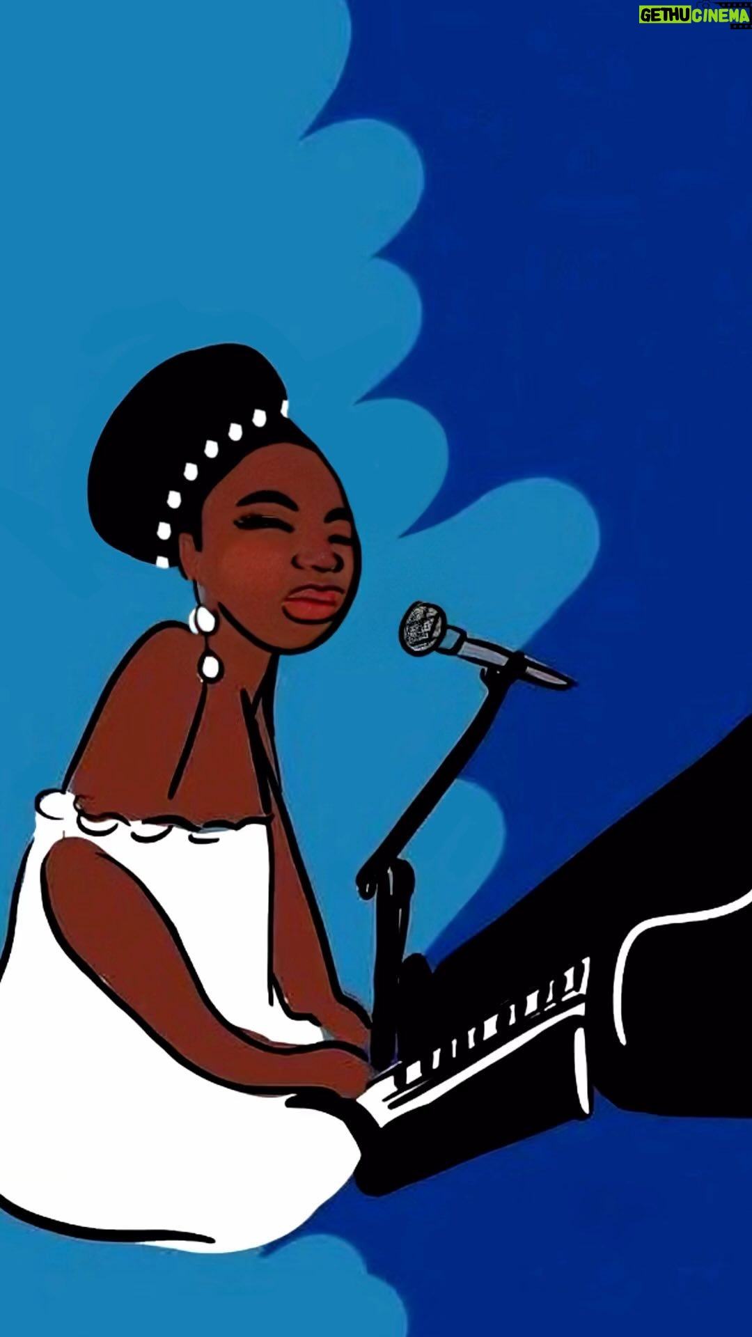 Nina Simone - 9.8K Likes - “Without your lovin’, I swear I’m gonna lose my mind…” - #ninasimone #fineandmellow - 🎨 by Bruna Bandeira (@bruhbandeira)
