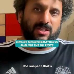 Nish Kumar Instagram - Watch @MrNishKumar & @cocobyname on @CNN with @biannagolodryga presenting @camanpour, explaining how online misinformation is currently fuelling the UK riots.

For more Pod Save the UK, listen to the next episode wherever you get podcasts.

Credit: CNN 
 
#PodSaveTheUK @reduced.listening
