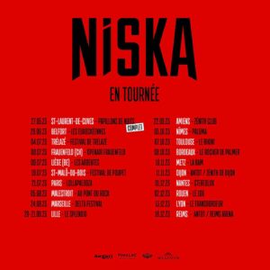 Niska Instagram - La big miff, on se retrouve en tournée un peu partout, ça va être sal ! 🦅 

🎫 Billets en story 

📸 @artbresset