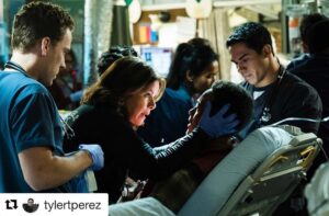 Noah Gray-Cabey Instagram - Hope east coast is already watching tonight's special 2 back to back episodes of #CodeBlack !! Remember to tune in one hour early tonight!!! Thank @tylertperez aka Dr. Avila for posting the best #CodeBlack pics I always steal! 😎