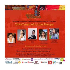 Nobuyuki Suzuki Instagram - Teman teman hadirilah
‘ Festival Ragam Nusantara ‘ 
Tgl 5- 8 oktober 2017
yang akan di selenggarakan ‘ kerta niaga , kawasan kota tua jakarta ‘ (Pk 10.00 - selesai)
Keragaman ini untuk persatuan 
Tari | music | diskusi | workshop | pameran photografi | flm | Bazar makanan & fashion . 
Saya juga turut berbagi di sesi talk show “Cinta tanah air lintas bangsa “
Sabtu 7 oktober 2017 pk 16.00 wib 
Saya tunggu kedatangan kalian ! 
Arigatou 
Terimakasih 
#jaringansolidaritasNKRI
#eventjakarta2017
#kotatuajakarta
#senimanjakarta
#festivalragamnusantara