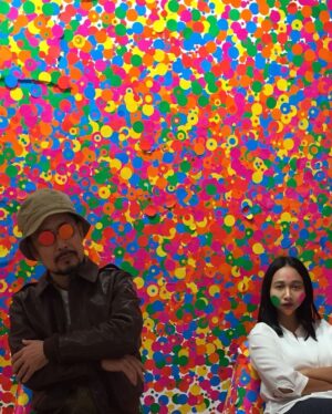 Nobuyuki Suzuki Instagram - Mainmainlah kesini sebelum pameran selesai tgl 9 sept ! 
人生色模様 🌈

Life is the heart of a Rainbow ~ YAYOI KUSAMA ~ 
#museummacan 
#yayoikusamaexhibition 
#yayoikusama
#experimentsinjapan
#kusamayayoi
#kotarosuzuki 
#nobuyukisuzuki 
#art
