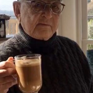 Norman Lear Instagram - ☕️ #breakfastthoughts #coffee #alonetogether