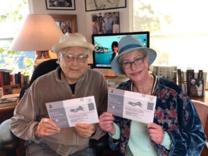 Norman Lear Instagram - There is no greater act of citizenship than voting. We voted early. We voted safe. We voted for #BidenHarris. Signed. Sealed. Delivered. 🇺🇸🗳