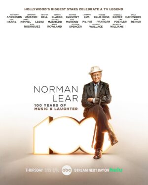 Norman Lear Instagram - I’m told EVERYONE is invited to ABC’s Celebration of my 100th Birthday Thursday night. Thank you, ABC, for this generous and thoughtful gift. It certainly makes up for the two pilots of ALL IN THE FAMILY you forced me to make in 1970.
