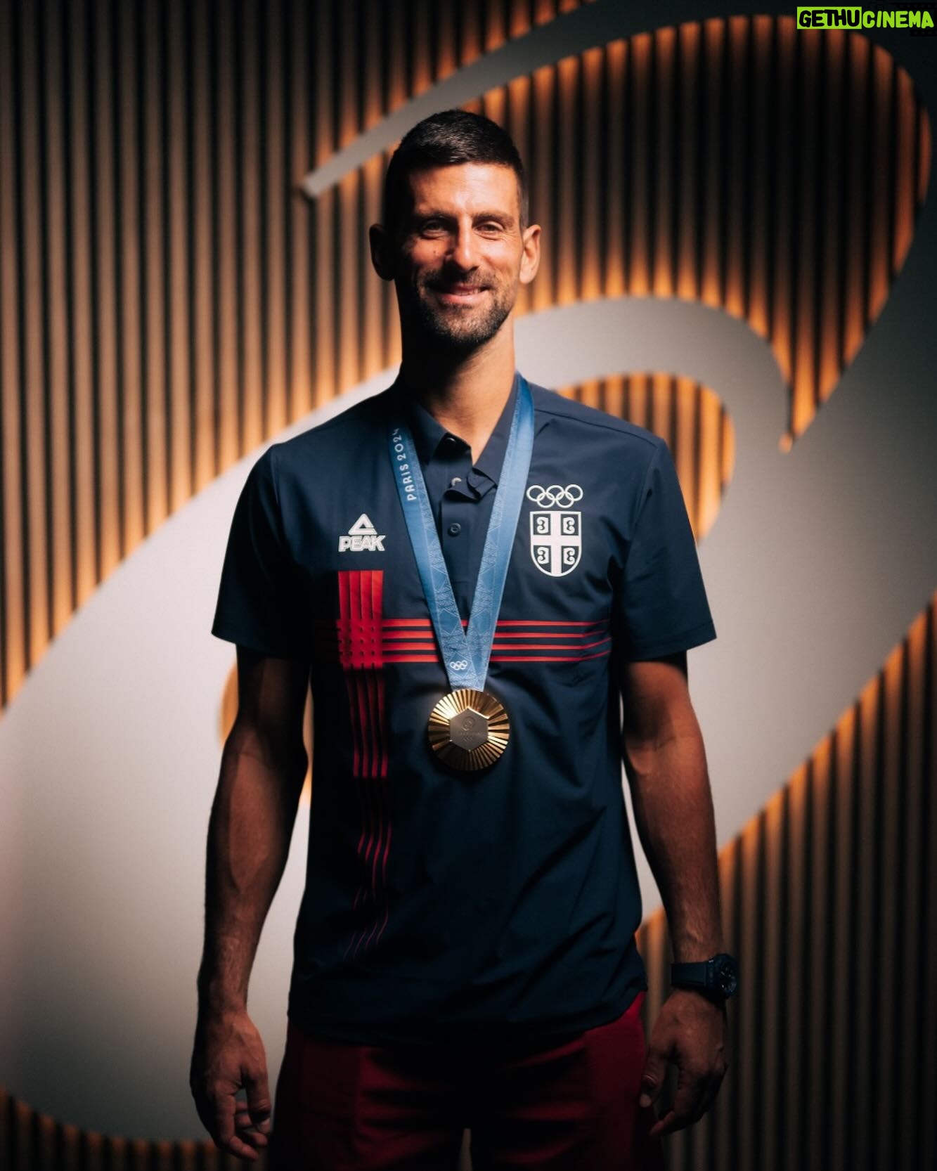 Novak Djokovic - 701.8K Likes - This medal win wouldn’t have been possible without all the people in my team including @asics family. I am thankful for the passion and ingenuity of @asicstennis technical team. Thank you for working closely with me, for hearing me out and for delivering the most advanced shoe possible. It was great celebrating gold with you all at ASICS House in Paris. Thank you 🙌🏽