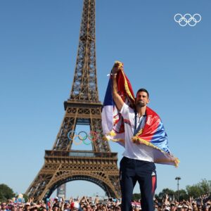 Novak Djokovic Instagram - “Winning the Olympics is the pinnacle of an athlete’s career” - Novak Djokovic

#Paris2024 #Olympics #MoreThanSport