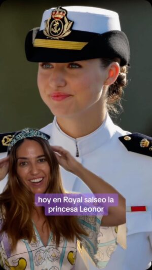 Núria Marín Instagram - La princesa Leonor, que por cierto si nos estás viendo we 🫶 you, ya está en la academia naval de (Núria) Marín. #RoyalSalseo