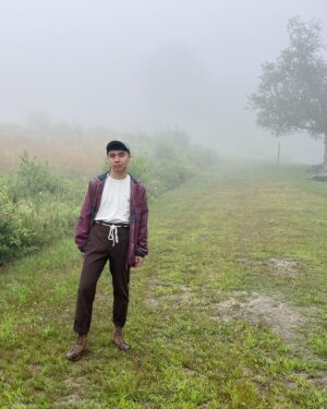 Ocean Vuong Instagram - immense harvest of wild blueberries this year. rose at dawn to gather them with dear friends as the fog closed in around us, and with it the sound of rakes breaking the rye, the muffled bumps of berries filling the trough, and underneath that the silence suddenly so dense you feel it in your fingertips, which meant the sadness was filing in too. there should be a word for the kind of sadness you’re somehow grateful for, the one that points at your chest and says “there you are, little fugitive, hiding yourself in the field of bounty on the verge of ignition.” how is it possible, to be full to the brim with gratitude and yet still at a loss for it all? is there a word for sadness so gentle you might wanna keep it, just for a little while? 🫐🌱