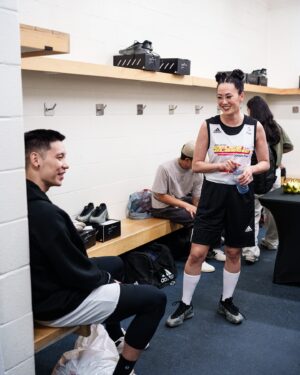 Olivia Cheng Instagram - I love coming out for the @ccyaa_ Celebrity Classic because, as a former competitive gymnast, I know firsthand the importance and impact sports can make in a kid’s life.  The discipline you learn, the ability you build to face discomfort and fear, the surprise when you discover your body does more than you thought it could— all life skills a kid will take forward to every part of their world.  Thanks for taking such good care of us as always @clemchu13, Yolanda, Kianna, Lyndon and team!  Hats off once again to @jlin7 @simuliu for headlining the event and leading with such class and camaraderie.  To @jasonwilliams55, thank you for being such a sweetheart and coming out with @mattbonner_15 to show us what’s what. Coach @dominiquewilkins21, you made our day! And loved connecting / re-connecting to fellow players, you guys are ✨✨✨ (ran out of tag space but ❤️🙏❤️)To all sponsors and fans, and good friends who came out (@bubbabach @opthony @tiffanymchiu @rickiprosper) your support and good energy is everything! To any of the kids reading this who benefit from the scholarships and sport programs CCYAA and the @jlinfoundation deliver, you matter, your dreams matter, we see you ❤️ #googlepixel photos: @uannasor  @ja.seto @iamantonmak @peace.madeit HMU Carla McKeever ❤️
