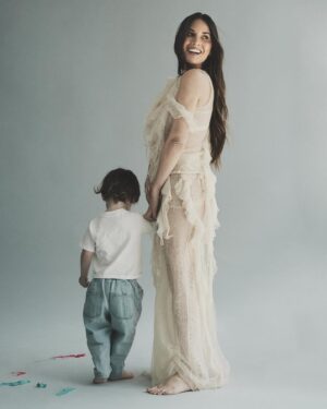 Olivia Munn Instagram - I was happy to share a little more about my journey, my family and what the future holds with @voguemagazine.

I recently had my fifth, and hopefully final, surgery in my battle against breast cancer. (Last surgery was an oophorectomy and hysterectomy) 

I hope by sharing this it helps other women who are fighting this terrible disease feel less alone. 

Thank you @margaux_polaux for the genuine connection throughout our discussion and for approaching this with such passion. Thank you @tessayano for the beautiful photos of me and my Malcolm. 

Link to story in bio. 

Writer @margaux_polaux 
Photographer @tessayano 
Stylist @kristinakoelle_ 
Makeup @danielmartin 
Hair @gonn24