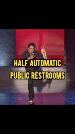 Orny Adams Instagram - NOT FULLY AUTOMATIC RESTROOMS! This has got to stop! #TakesTheThird #comedyspecial 

Watch my full TAKES THE THIRD special on youtube *LINKS IN BIO