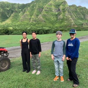 Owen Vaccaro Instagram - These are photos with our awesome doubles! They would do some of the stunts that were too tricky for Kea and I. They were also a blast to be around on set!