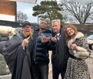 P.J. Byrne Instagram - The Goat, Will Ferrell understood the mission.  Magic time with this crew!! @jessietusher , @colby.minifie and #WillFerrell!  @theboystv is streaming now on @primevideo !! @erickripke1 makes magic happen!