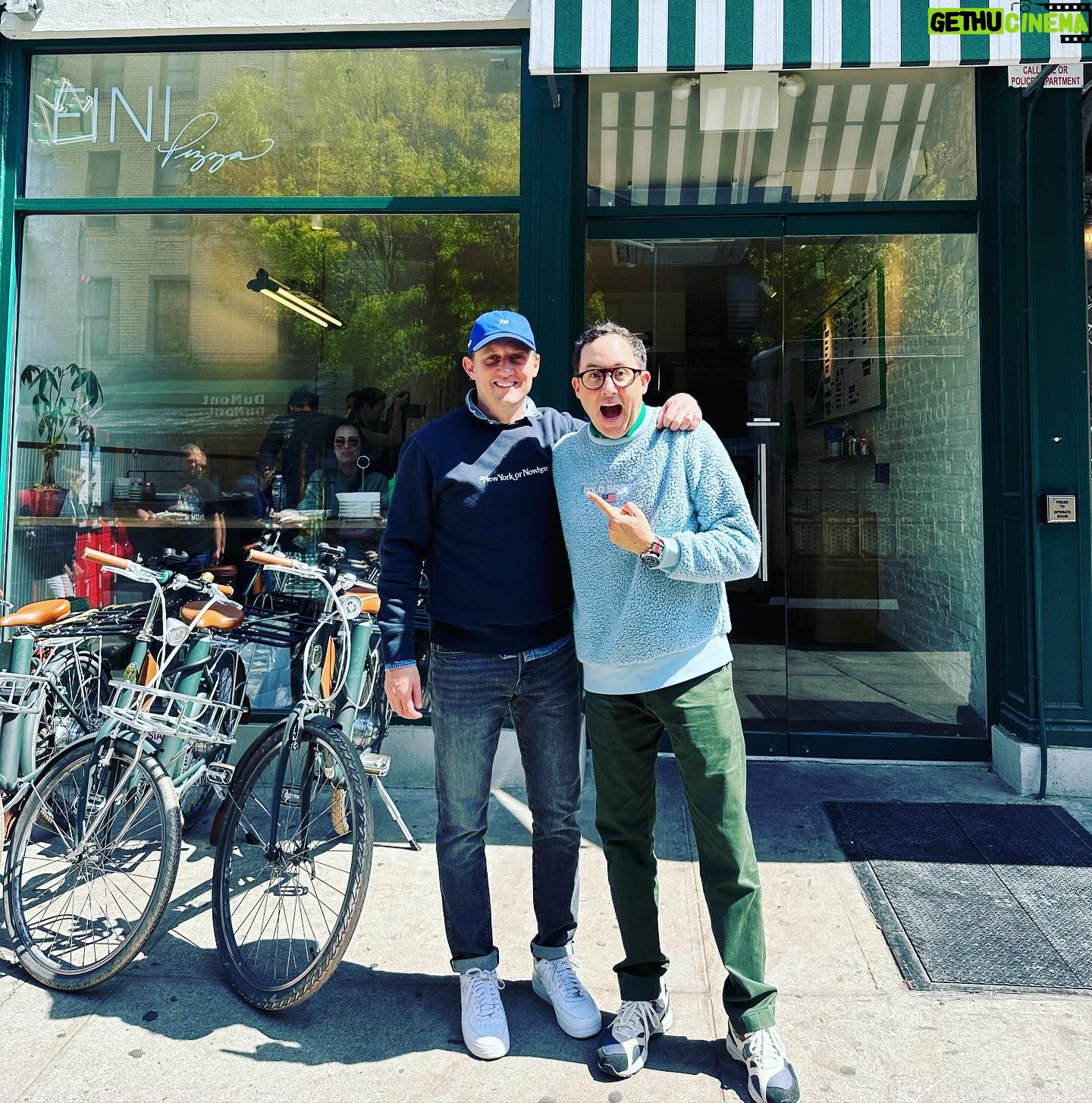 P.J. Byrne - 493 Likes - Finally!!! Best Day Ever! Like being a kid in a “pizza” store. I know how hard my lil bro @seanbfeeney works… he and @wmunseld crushed it! So damn proud! @finipizza is truly incredible pizza. And all the people that work there are gem humans. Go there … be there … live there! And I got to see @mariafeeney … magical day!!