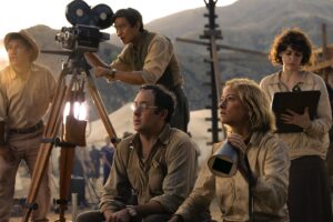 P.J. Byrne Instagram - @babylonmovie ….. magical experience! Magical Movie! Opens December 23! Next to my partner in crime @ohamilto ! This a forever picture. Wow!