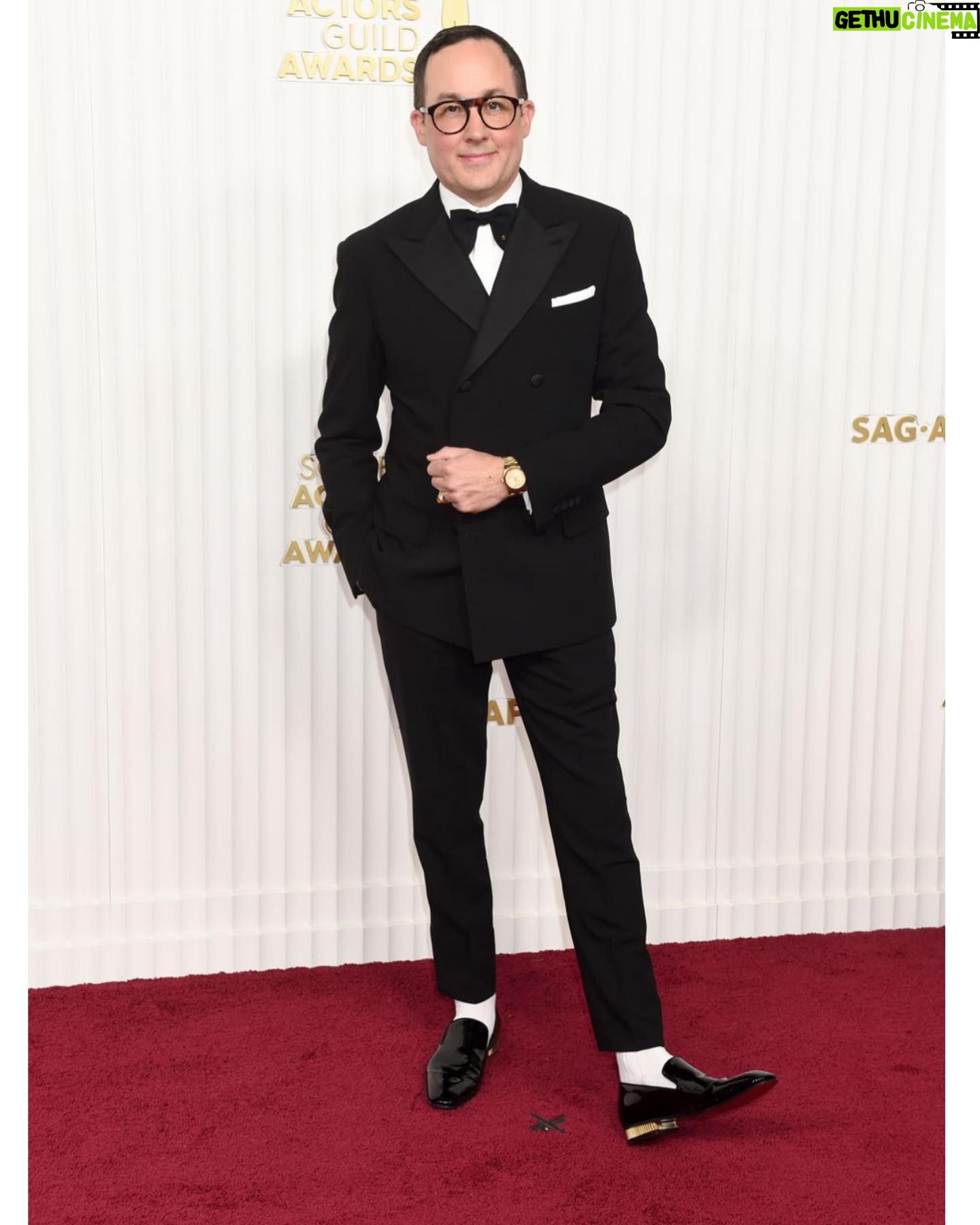 P.J. Byrne - 1K Likes - What a night at the @sagawards ! @babylonmovie didn’t win for best cast ensemble but we still had a blast! And I already won the lottery anyway , blessed with @jaimebyrneevents for a wife. Love my cast!! Love this movie! Xoxo !!! And a BIG Thanks for making us look and feel great @tiffbrisenostylist @paulnortonhair @doradosbytony