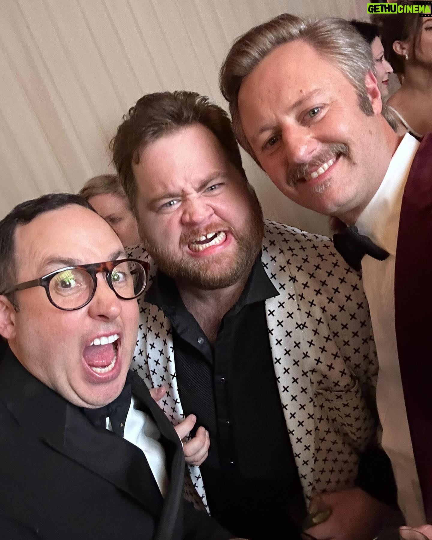 P.J. Byrne - 1K Likes - What a night at the @sagawards ! @babylonmovie didn’t win for best cast ensemble but we still had a blast! And I already won the lottery anyway , blessed with @jaimebyrneevents for a wife. Love my cast!! Love this movie! Xoxo !!! And a BIG Thanks for making us look and feel great @tiffbrisenostylist @paulnortonhair @doradosbytony