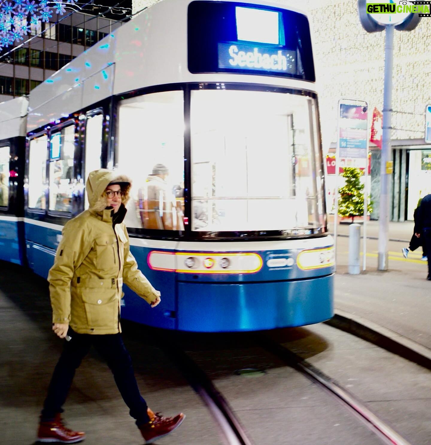 P.J. Byrne - 480 Likes - Survived my first train hit!! 😉 Zurich’s beautiful! 📷 @jasonodell