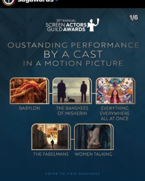 P.J. Byrne Instagram - Ahhhhhhhhh!!! We got nominated for a @sagawards !!! Goooo team @babylonmovie !! Ahhhhhhhhh!!! @paramountpics Ahhhhhhhhhh!!! #SagAwards!! @sagaftra !!! Ahhhhhhhh