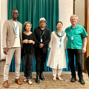 Pan Nalin Instagram - USA, Portugal, India, Australia & Hong Kong, Argentina - @iffklive balances International jury with 5 continents. Only in God’s own country such an amazing film festival is possible. But as one of the festival delegates said that the shows are so jam-packed even God can't help you get a seat!! 

@iffklive International Jury:

Dr Boukary Sawadogo: Film Scholar, USA

Ms Rita Azevedo Gomes: Filmmaker, Portugal

Mr Pan Nalin: Filmmaker, India

Ms Kiki Fung: Festival Curator and Critic, Australia & Hong Kong 

Mr Pablo Cesar: Filmmaker, Argentina
