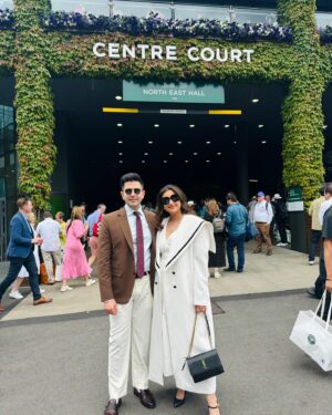 Parineeti Chopra Instagram - Wimbledon finals, strawberries & cream, and my love … the best weekend! 🥰 

Congratulations @carlitosalcarazz!