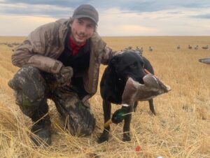 Parker Schnabel Instagram - Made a new friend named Deuce- he loves hunting ducks (don’t tell Dozer)