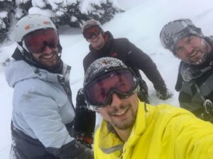 Parker Schnabel Instagram - The boys shredded and I tumbled down the mountain all day.