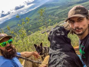 Parker Schnabel Instagram - Hikes with the squad