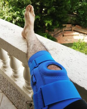 Parmeet Sethi Instagram - Couldn't go to the Olympics this year because of this injury, but will work hard towards 2024!! #andar-ka-sportsman #olympicskeeda