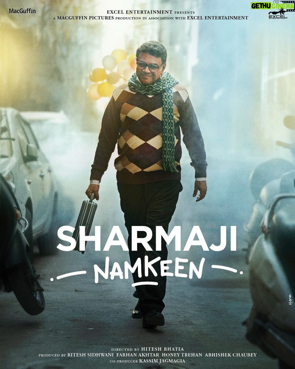 Parmeet Sethi - 3.8K Likes - We are proud to present, the poster of a very special film- Sharmaji Namkeen, starring one of the most celebrated actors in the Hindi film industry whose inimitable work and sparkling career we will cherish forever, Mr. Rishi Kapoor.
As a mark of love, respect and remembrance of him and as a gift to his millions of fans, here is the first look of his final film.
A big thank you to Mr. Paresh Rawal, who completed the film by agreeing to take the sensitive step of portraying the same character played by Rishi Ji.
Produced by Excel Entertainment and MacGuffin Pictures, directed by debutante Hitesh Bhatia, this film is a light-hearted coming-of-age story of a lovable 60-year-old-man.
#SharmajiNamkeen
#RishiKapoor #PareshRawal @iamjuhichawla @suhailnayyar @taarukraina @talwarisha @sheeba.chadha @sulagna03 @ayeshiraza @shiwangi_peswani #MadhuChandhock @misra_dipti @satishkaushik2178 @niraj_sah_ @posthitesh @honeytrehan @abhishekchaubey @kassimjagmagia @faroutakhtar @ritesh_sid @macguffinpictures @excelmovies