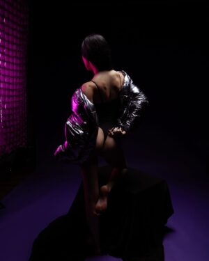 Parvati Melton Instagram - “Freezer bride, your sweet divine
You devour like smoked bovine hide
How funny, I never considered myself tough. Cut me up and take me like the bread and blood at church
Love’s never been more than pain,  So baby, show me how bad you hurt” Ethel Cain 📸 @nicolepinedaproductions @newwavestudiopdx