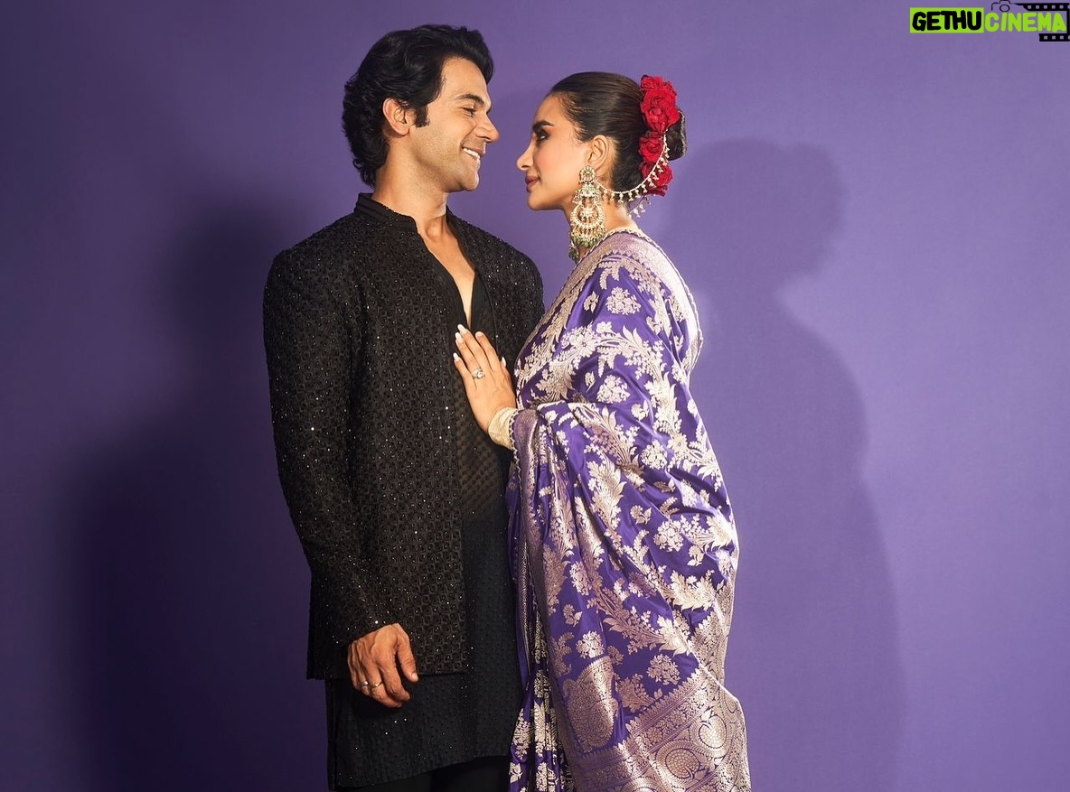 Patralekha - 244.5K Likes - Thank you for making us a part of your celebrations #AnantAmbani and @radhmerch1610 and for being so gracious. We had the most amount of fun at your beautiful wedding. God bless you both. Have a great married life 🙏❤️
Patralekhaa:
Outfit- @sabyasachiofficial
Earrings-@golecha_jewels
Wrist stack- @amrapalijewels
Styled by- @sanamratansi
Team- @jannat__r
📸-@kaasastudio
Rajkummar Rao:
Outfit @sawangandhiofficial
Footwear @whitemuds_official
Styled by @sanamratansi
Sr&co manager @jaferalimunshi
Team @sanjamkaur92
Interns @mohit_mahalle tanushrreechopra
Photographer @kaasastudio