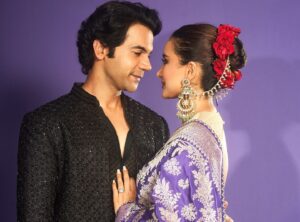 Patralekha Instagram - Thank you for making us a part of your celebrations #AnantAmbani and @radhmerch1610 and for being so gracious. We had the most amount of fun at your beautiful wedding. God bless you both. Have a great married life 🙏❤️

Patralekhaa: 
Outfit- @sabyasachiofficial 
Earrings-@golecha_jewels 
Wrist stack- @amrapalijewels
Styled by- @sanamratansi 
Team- @jannat__r
📸-@kaasastudio

Rajkummar Rao: 
Outfit @sawangandhiofficial
Footwear @whitemuds_official
Styled by @sanamratansi
Sr&co manager @jaferalimunshi
Team @sanjamkaur92 
Interns @mohit_mahalle tanushrreechopra
Photographer @kaasastudio