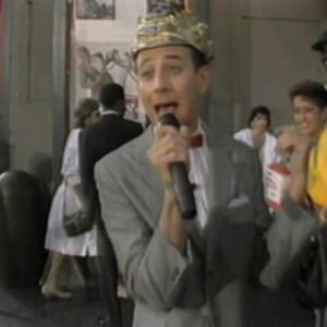 Paul Reubens Instagram - Watch as Mr. T makes a grand entrance at the star-studded MTV premiere party for “Pee-wee's Big Adventure” on July 26, 1985, at Grauman's Chinese Theatre on Hollywood's legendary Walk of Fame! 🎉 Just days before the film's release on August 9, 39 years ago today! 👑 Look at Pee-wee’s crown—he once wrote, 'I borrowed the crown from the movie version of ‘Camelot’! I wore it around my house for a week and then tried to keep it!” #PeeweesBigAdventure #PeeweeHerman #MrT #MTV